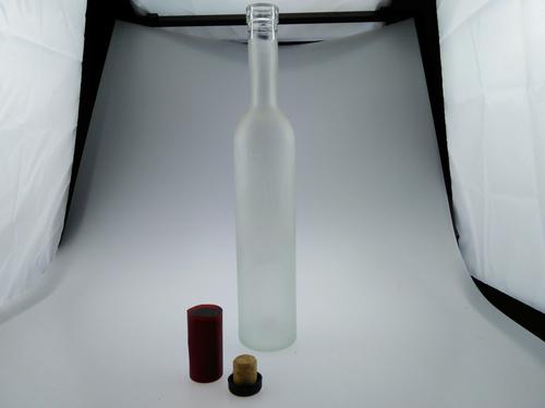 供应深加工酒瓶 喷涂葡萄酒瓶 蒙砂玻璃瓶
